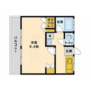 コースリーズ清水【2階】の間取り