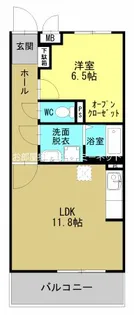 Sヒナタ【3階】の間取り
