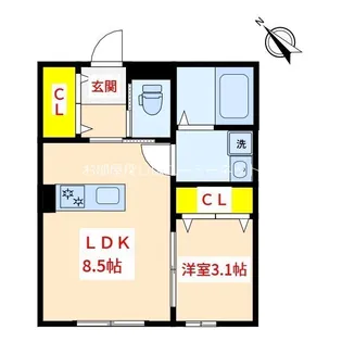 Bijou【4階】の間取り