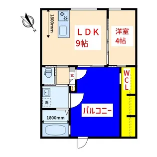 ERFOLG Thanks【2階】の間取り