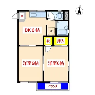 ten【2階】の間取り