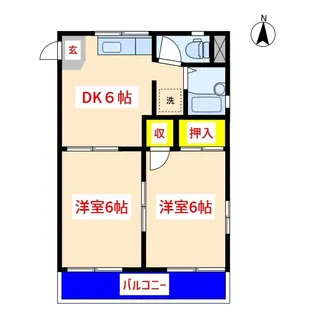 ten【1階】の間取り