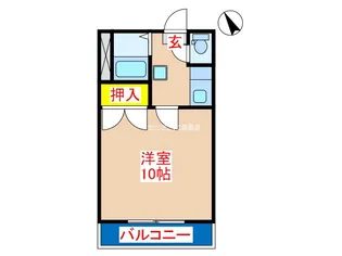 サンハウス【2階】の間取り