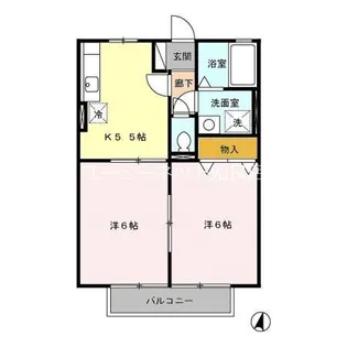 パストラーレ B棟【2階】の間取り