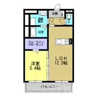 鹿児島県姶良市東餅田【マンション】の間取り