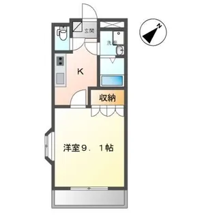 ブルーホライズン【1階】の間取り
