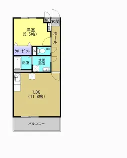 CASA VERDE【3階】の間取り
