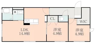 カルム【2階】の間取り
