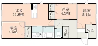 カルム【2階】の間取り