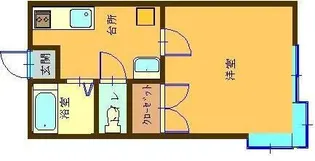 メゾニティ野口【201号室】の間取り
