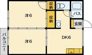 プレジール春【201号室】の間取り