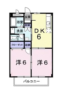 ジュラン清水【2階】の間取り