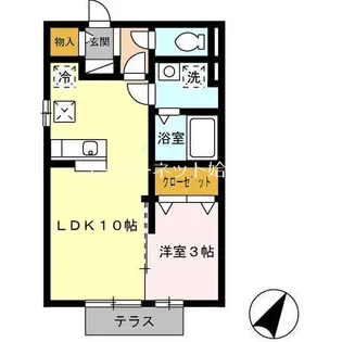 セジュール昴【103号室】の間取り