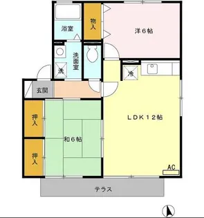 ロイヤルガーデン野口 A棟【1階】の間取り