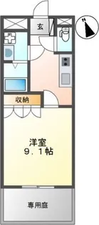 レイクレアI【1階】の間取り