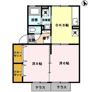 グランドゥールZ B棟【1階】の間取り