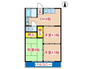 BUENO VITAII【2階】の間取り