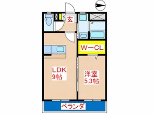 グランドメゾン住吉C棟【3階】の間取り