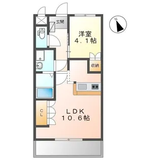 メモリーフォレスト【202号室】の間取り