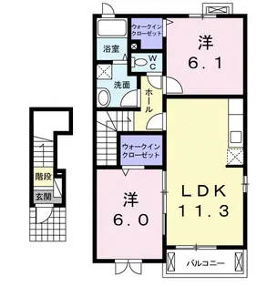 ネオ レジデンス サンリット【2階】の間取り