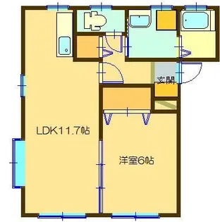 SUNCITY舞【1階】の間取り