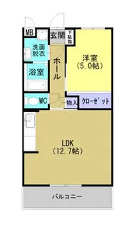 サンシャインMiyabi【305号室】の間取り