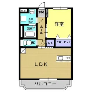 アクロス平松【3階】の間取り