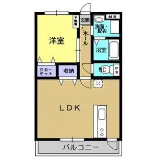 アミュール【3階】の間取り