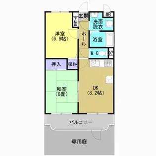 黒木ビル【105号室】の間取り