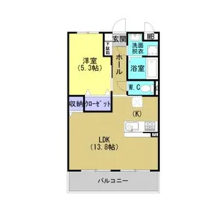 Y&M向日葵【306号室】の間取り