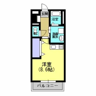 MR姶良II【103号室】の間取り