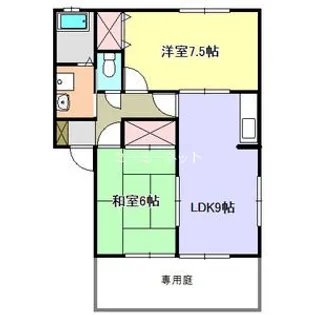 エスポワール宮島【102号室】の間取り