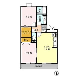 エクセラ21【2階】の間取り