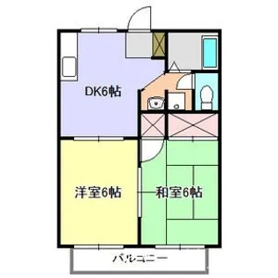プレジールサンハイツ【101号室】の間取り