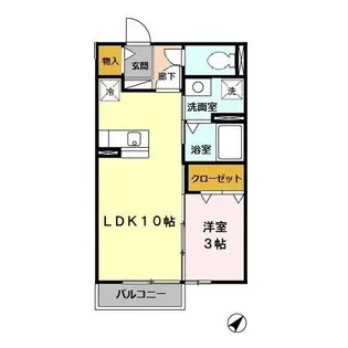 サンモールヴィラ【2階】の間取り