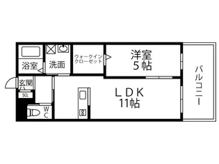 あおいコート【202号室】の間取り