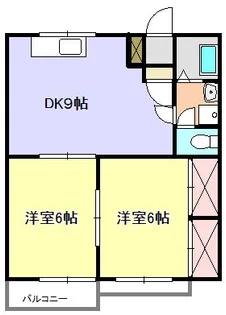 サザンウィン【103号室】の間取り