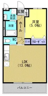 アレーズ姶良【2階】の間取り