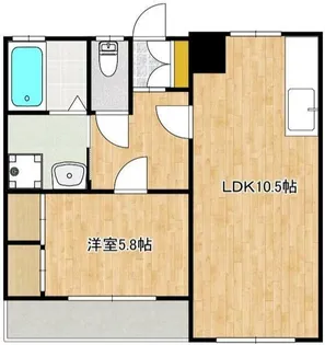 鹿児島県姶良市西餅田【マンション】の間取り