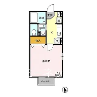 モナリエアルファー【2階】の間取り