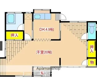 鹿児島県姶良市東餅田【一戸建】の間取り