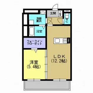サンテミリオン【206号室】の間取り