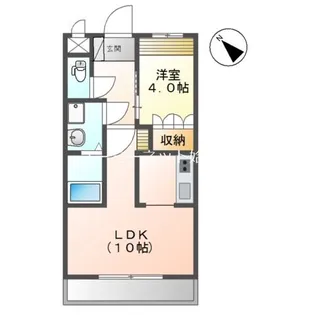 アイリスMAKISE【2階】の間取り