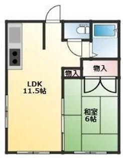 プレディアイラ【2階】の間取り