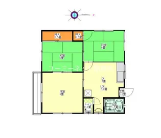 鹿児島県姶良市加治木町反土【アパート】の間取り