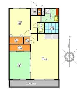 シズミハイツ【1階】の外観