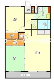 鹿児島県姶良市加治木町諏訪町【マンション】の間取り