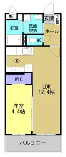 SETTLE 姶良【402号室】の間取り