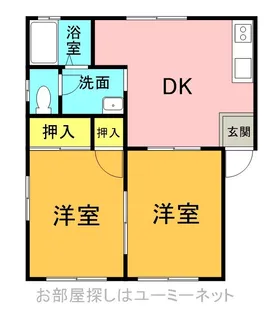 ラポート並木【101号室】の間取り