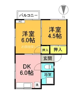 井上アパート【201号室】の間取り